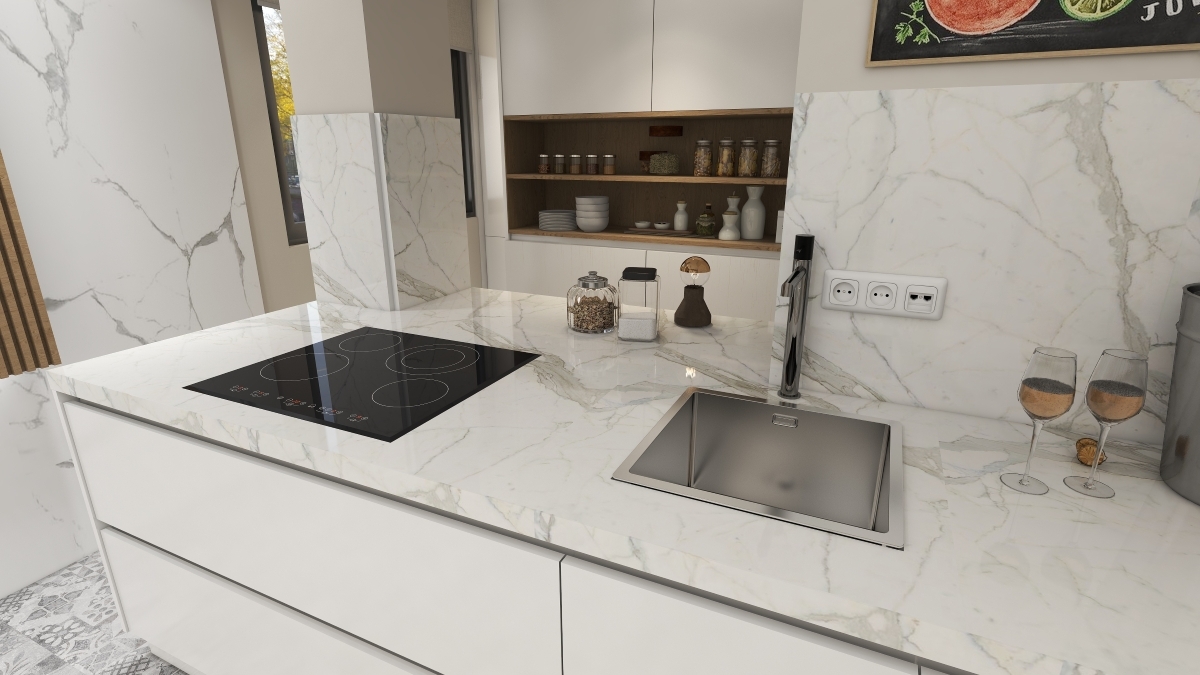 Mermer Mutfak Tezgahı